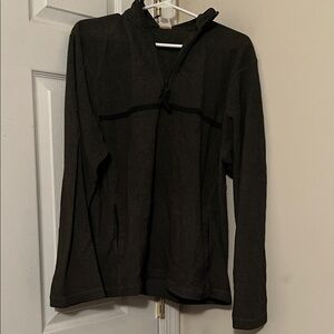 Men's Black Zip-Up Sweater